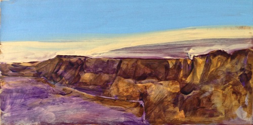 Uwekahuna, Hawaii Volcanoes National Park, 12” x 24”, oil on linen, 2016. Uwekahuna, Hawaii Volcanoes National Park, 12” x 24”, oil on linen, 2016.